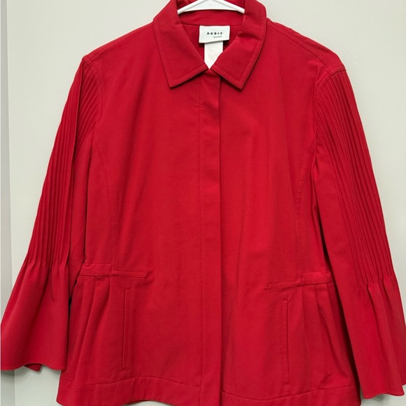 Akris Jackets & Blazers - Akris Vibrant Red Jacket Women’s Size 8